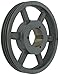 Browning 3Q3V106 Split Taper Sheave, Cast Iron, 3 Groove, 3V Belt, Uses Q1 Bushing
