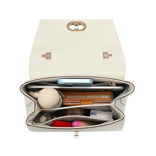 Bolso Satchel de Cuero con Asa Superior para Mujer miniatura 5