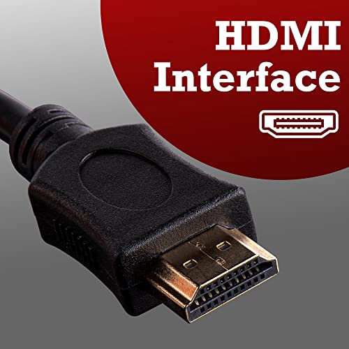 rhinocables Gold High-Speed HDMI Cable, Lead Supports 1080p, Full HD, HDTV, 3D 4K, Audio, Ethernet (5m)