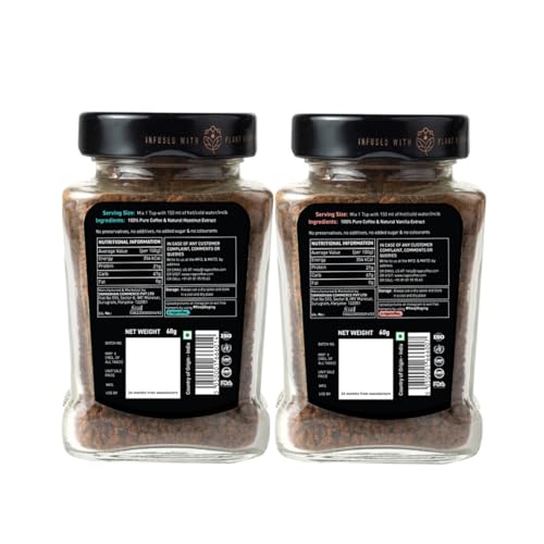 Image of Rage Coffee Silk Blend Instant Coffee | Creamy Hazelnut & Vanilla Velvet Silk Blend Flavoured Coffee 60 GMs Each | Premium, Bold & Smooth | Pack of 4