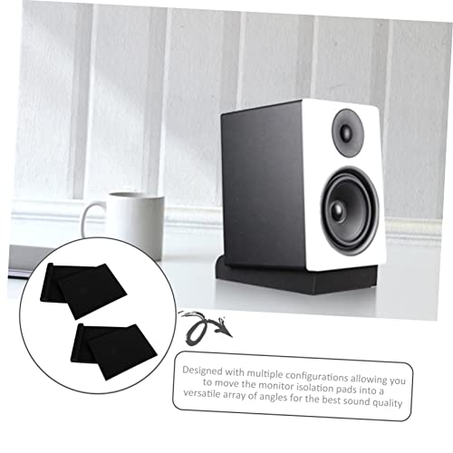 2Pcs Almohadillas de Aislamiento para Altavoces de Espuma Acústica de Alta Densidad Mat para Aislamiento Sonoro Compacto y Ligero para Estudios Uso en Casa y Actuaciones en Vivo miniatura 6