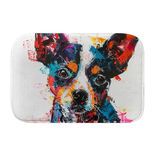 Tapis de bain en mousse à mémoire de forme chien moderne VCSFR L - 2