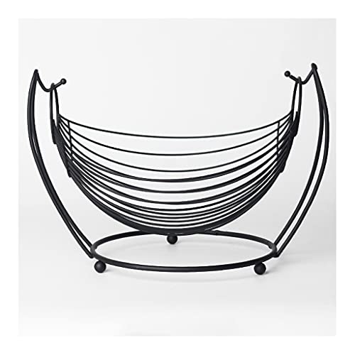 Cesta de frutas para el hogar, plato de frutas de estilo nórdico, red creativa, cesta de frutas para el hogar, sala de estar, mesa de café, plato de frutas de hierro forjado, moderno plato de