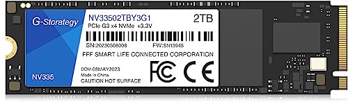 内蔵型SSD hkfz nvme 2280 2TB M.2 SSD Amazon | SSD 2TB m.2 Gen3 ×4 NVMe G-Storategy Type 2280 内蔵
