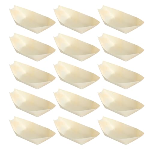 Platos de sushi de madera 5 pulgadas x250 un miniatura 1