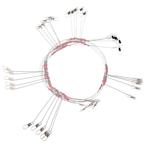 Kit de aparejos para pesca ibasenice en acero inoxidable miniatura 6
