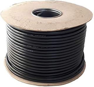 Ali's DIY 3 Core Round Black Flex Flexible Cable 3183Y 1.0 mm - 20 metre Cut Length