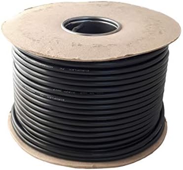 Ali's DIY 3 Core Round Black Flex Flexible Cable 3183Y 0.75 mm - 7 metre Cut Length