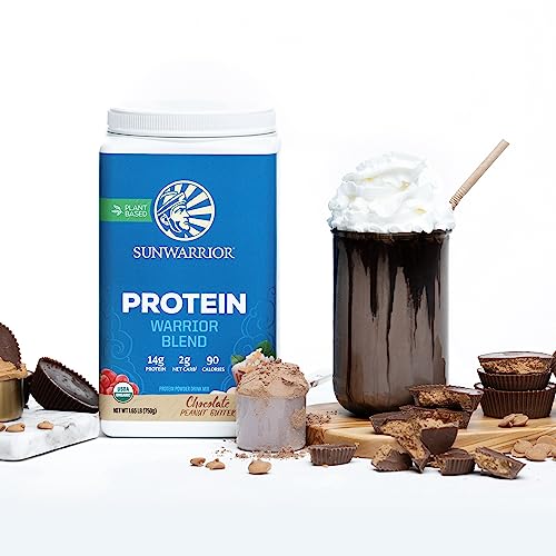 Image of Organic Plant Based Protein Powder | Vegan Organic Protein Powder with BCAA Amino Acids & Hemp Seed Pea Blend | Non-GMO Soy Dairy Filler & Gluten Free (Chocolate Peanut Butter, 30 Servings)