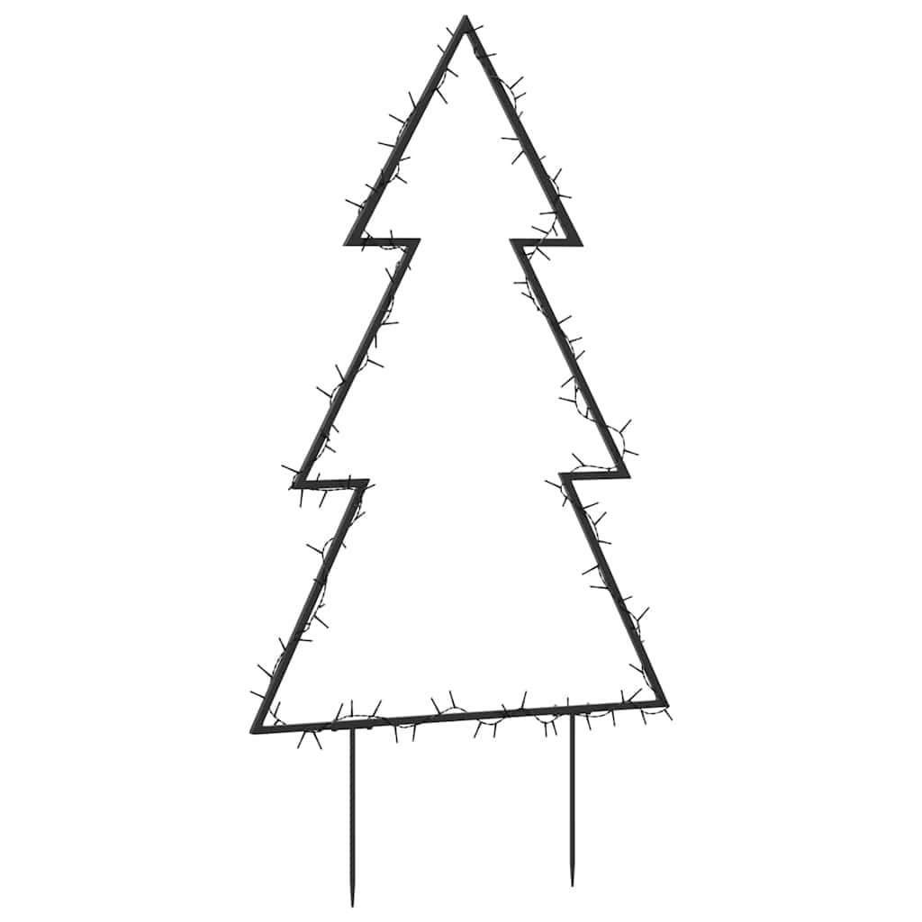 Weihnachtsbaum mit 115 LEDs, Eisen, 90 cm Höhe, 8 Lichteffekte, IP44 wasserdicht, mit Erdspießen, USB-Anschluss, für Innen und Außen, Weihnachtsbeleuchtung, Garten, Balkon, Terrasse