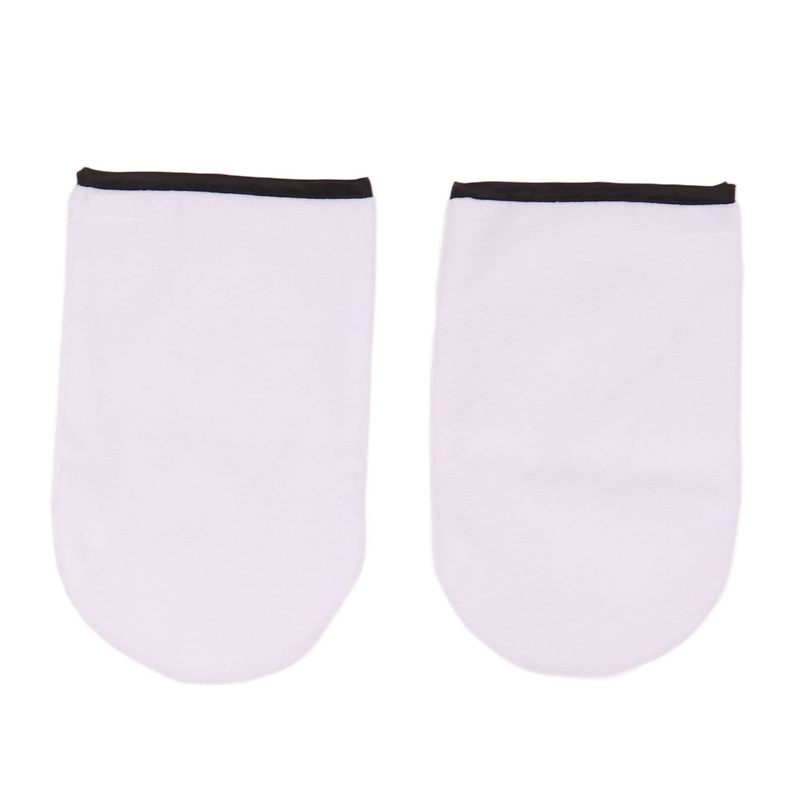 Juego de guantes de cera, juego de calcetines de guantes transparentes para el cuidado del spa, cepillo pequeño púrpura espátula blanca paño guante cubierta de pie conjunto de tratamiento de spa