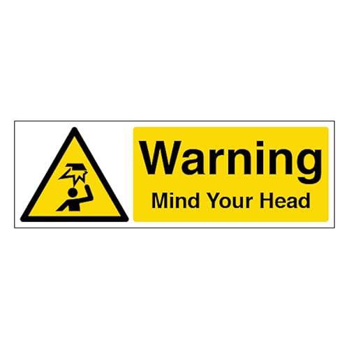 Panneau de sécurité ultra résistant Mind Your Head de 2mm