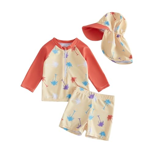 Maillot de bain une pièce bébé garçon avec chapeau pour la plage