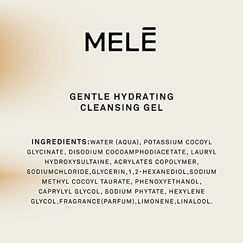 Mele Cleansing Gel For Fresh, Clear Skin Gentle Hydrating Cleanser With Glycerin, Antimicrobial, 5 Oz #TOP6