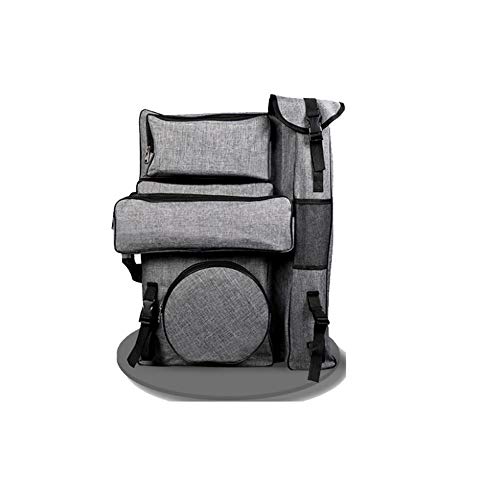Maya Star Multifuncional Artistas Campo Llevar Bolsas 4K Sketchpad Hombro Mochila Cartón Bolsas para Dibujo Dibujo Pintura Arte Suministros - Gris Cover