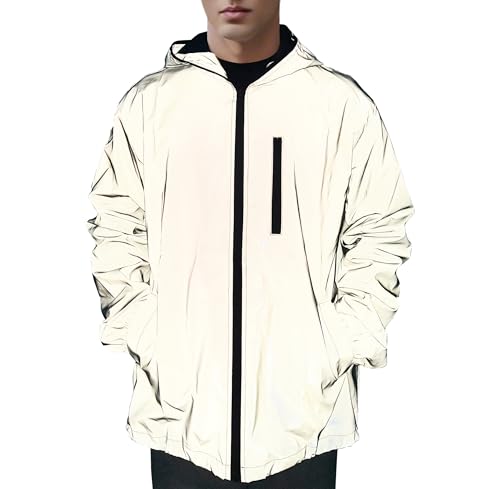 NewL Chaqueta Reflectante Ropa de Ciclismo para Hombres Deportes