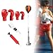 FytStycale Boxing Reaction Ball Boxing Equipment Hand Eye Coordination Training Agility Floor Standing Punching Ball Height Adjustable, Parent Child