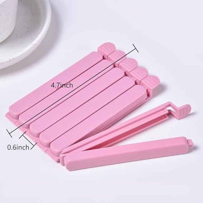 Plastic Bag Clips, Bag Clips for Food 20 Pieces