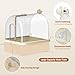 Xamanabu Bird Bath for Cage, Automatic Parakeet Bath with Pump, Indoor Bird Shower with Running Water, Filter, Bird Cage Accessory for Pet Birds, Lovebirds, Finches, Cockatiel