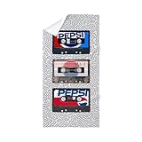 CafePress Pepsi Cassettes 30'x60' Absorbent Cotton Back, Soft Beach, Pool Towel