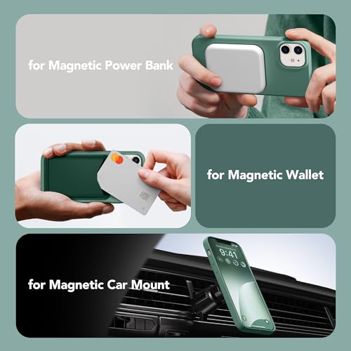 Gonez GON-SIL12-MIGHTNIGHTGREEN Magnetic Silicone For Iphone 12 Case And Iphone 12 Pro Case thumb #3