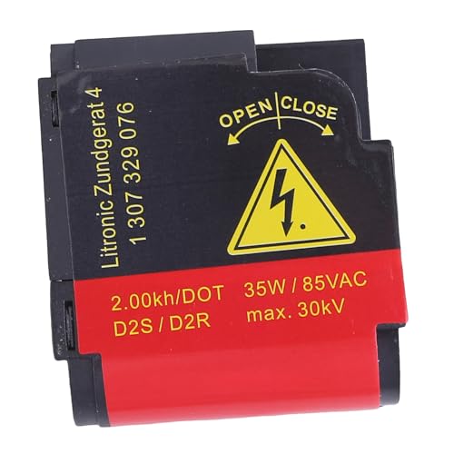 Xenon HID Headlight Ballast Control Unit with Igniter/D2S D2R Bulb Compatible for E46 Coupe, for E83 X3, for S Class W220, for Volvo C30 S40 V50, for Golf MK5 GTI Replace 1307329076 1T0941471 30655979