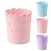 Wastebasket,Hmane Hollow Flower Shape Plastic Lidless Wastepaper Baskets Trash Can