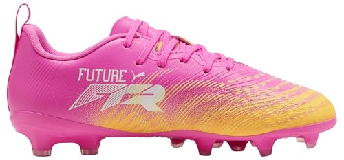 Tenis de fútbol PUMA Future 9 Play JR para niños en rosa y aguamarina talla 34.5 4