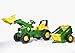 Produktbild Rolly Toys Set Traktor Junior John Deere (Landwirtschaftstraktor für Kinder, Traktor für 3 bis 7-Jährige, Flüsterlaufreifen, Farbe Grün/Gelb,) 811496