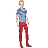 Barbie Fashionistas Ken Doll, Red Jeans and Blue Tee