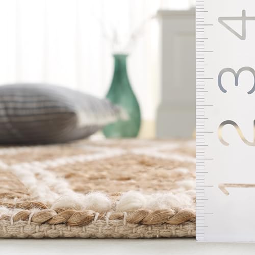 Tapete decorativo 8x10 Fibra natural SAFAVIEH miniatura 4