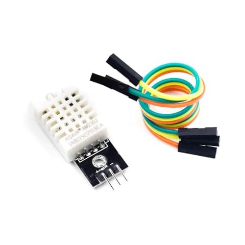 SHILLEHTEK DHT22 Digital Temperature and Humidity Sensor Module with Cable - Temperature Humidity Measurement for Arduino, Raspberry Pi, ESP32 and Other Microcontrollers, Electronic Practice DIY Cover