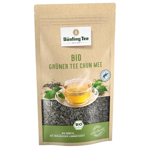 Bünting Tee Grüner Tee Chun Mee – loser Bio Grüntee – 100g