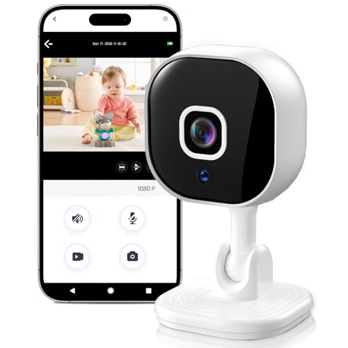 Reviews de Camaras de Vigilancia Pequeñas , listamos los 10 mejores. 42 Camaras de Seguridad Interior WiFi 1080P con Rotación Horizontal y Vertical, Alarma Incorporada, Audio Bidireccional, Notificaciones Instantáneas, Visión Nocturna de 10M y...