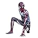 PANHEN Kostium Spidermana dla dzieci w wieku 5-6 lat PS4 sekretna wojenna fanów filmu fantazyjny kostium świąteczny jednoczęściowy nadruk 3D Zentai Halloween cosplay body (kolor: Ps4 Negativesuit, rozmiar: Dzieci - S 110 cm)