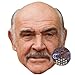 Price comparison product image Sean Connery Celebrity Mask, Flat Card Face, Fancy Dress Mask