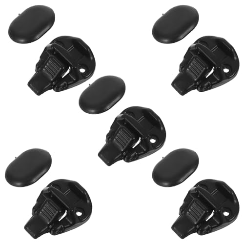 Pestillos de bloqueo automotriz MAGICLULU para ventanas de coche en plástico negro