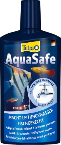 Miniatura 12 de Tetra Aquasafe Para Agua De Acuario Natural Y Apta Para Peces, Neutraliza Las Sustancias Nocivas Del Agua Del Grifo, Botella De 500 Ml