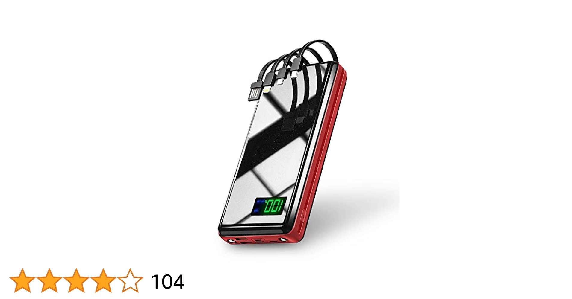 未開封 50000mAh&65W対応　大容量モバイルバッテリー　LEDライト付き 未開封 50000mAh&65W対応 大容量モバイルバッテリー LEDライト付き