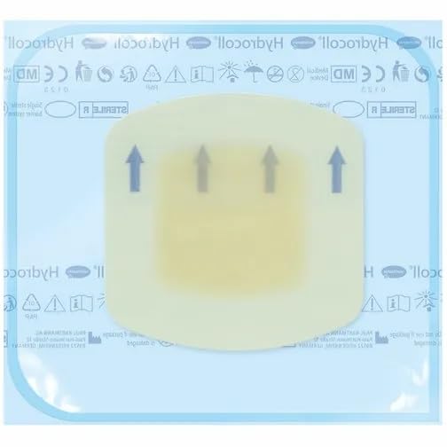 Hydrocoll 7,5 x 7,5 cm, Hydrokolloid-Verband, 10 Stück