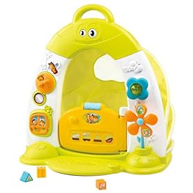 Smoby – Cotoons Maison d&rsquo;Eveil – Tente Pliable – Activités Mécaniques et Électroniques – Sonnette d&rsquo;Entrée – Piles Incluses – Cabane pour Bébé dès 12 Mois – 110400
