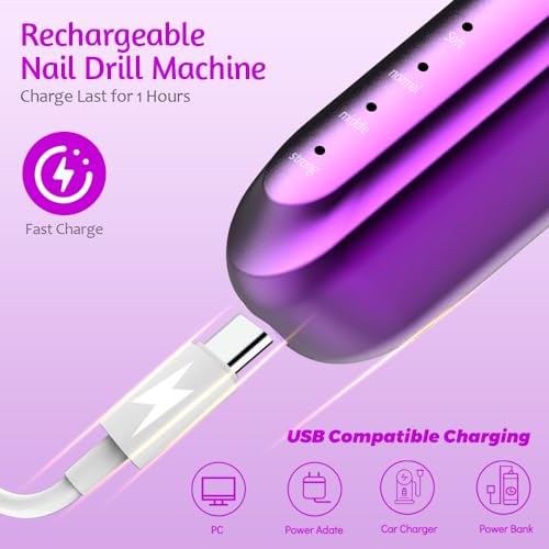 Nail Drill Electric Nail Files Manicure & Pedicure Tools & Accessories - Image 4