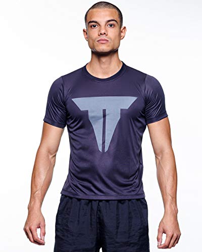 THROWDOWN Camiseta MMA - TD Adulto unissex, GG, Preto