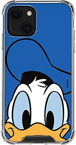 Skinit Clear Phone Case Compatible with iPhone 13 - Officially Licensed Disney Friends Donald Duck Up Close Design