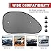 2 Pieces Universal Car Window Sun Shade Side Window UV Protection for Child and Baby Blocks Glare Sunlight and Heat Reduces Fading and Damage Fits Most Cars