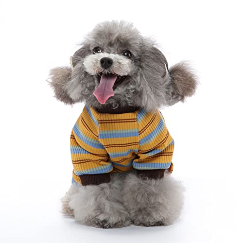 Pijama Listrado para Cachorro Pijama para Cachorro Camisa Macacão para Cachorro Pijama para Cachorro