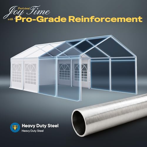 Image of Quictent Premium 13x26 Reinforced Heavy Duty Party Tent with 3 Storage Bags