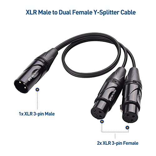Cable Matters 500028 Balanced Xlr Splitter Cable thumb #1