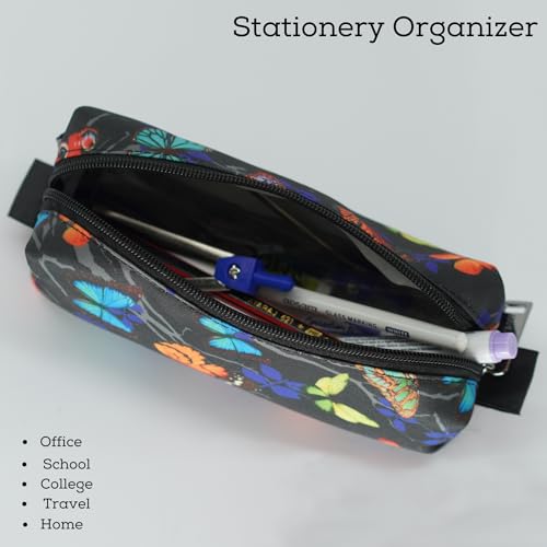 Image of VISMIINTREND Multi Utility Pencil Pen Stationery Cosmetic Brushes Sunglasses Pouch for Girls /Boys /Men /Women | School | Travel | Office | Organizer | Birthday /Return Gifts for Kids