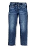Mid Waist G-STAR RAW Womens 3301 Desconstructed Mid Waist Straight Jeans, medium Indigo Aged 8968-6028, 29W / 32L